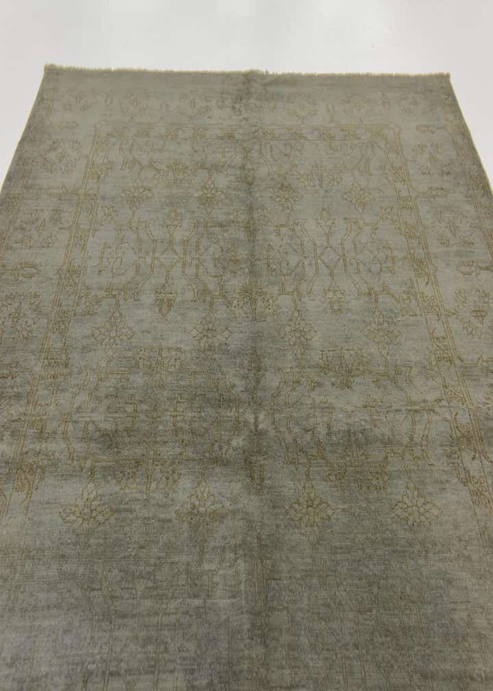 4' 9 x 6' 6 Hand Knotted Over-Dyed Ziegler Rug