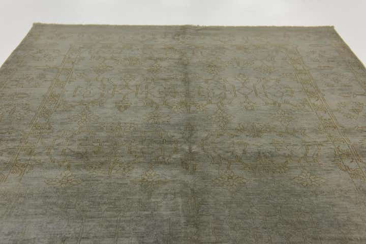 4' 9 x 6' 6 Hand Knotted Over-Dyed Ziegler Rug
