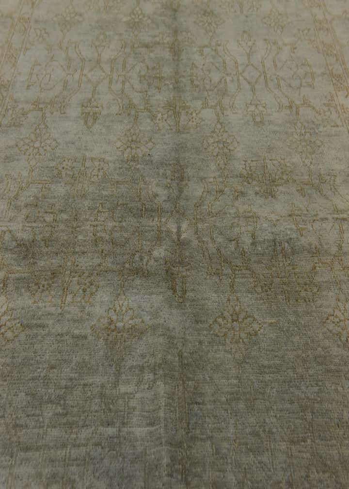 4' 9 x 6' 6 Hand Knotted Over-Dyed Ziegler Rug