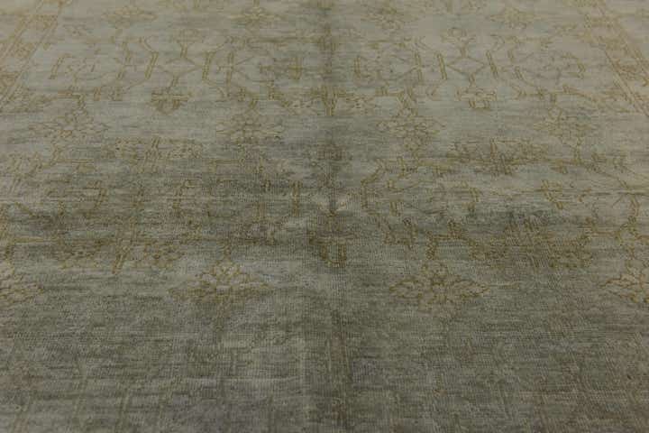4' 9 x 6' 6 Hand Knotted Over-Dyed Ziegler Rug