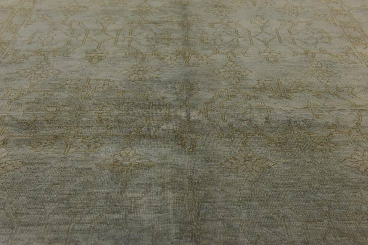 Detail image of 4' 9 x 6' 6 Hand Knotted Over-Dyed Ziegler Rug