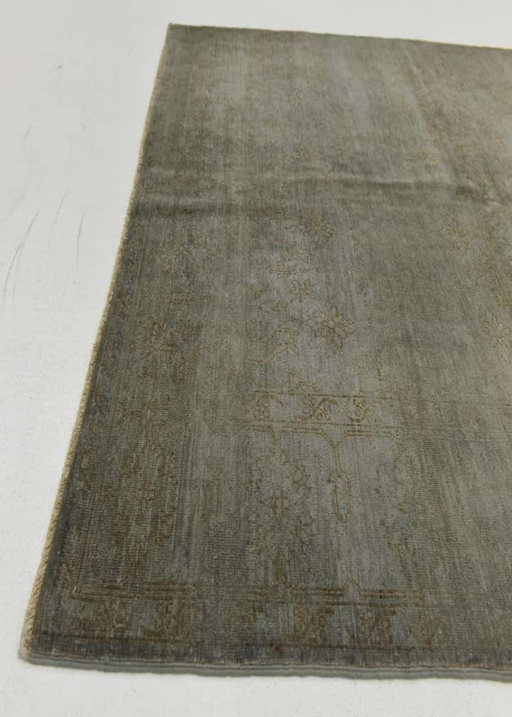 4' 9 x 6' 6 Hand Knotted Over-Dyed Ziegler Rug