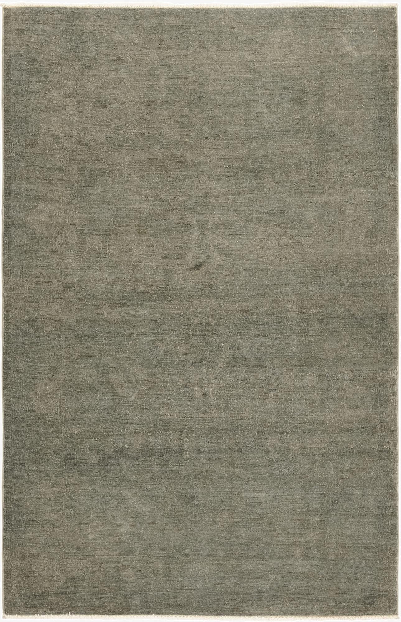 4' x 6' 5  Hand Knotted Over-Dyed Ziegler Rug