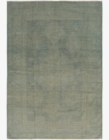 5' 7 x 7' 9 Hand Knotted Over-Dyed Ziegler Rug