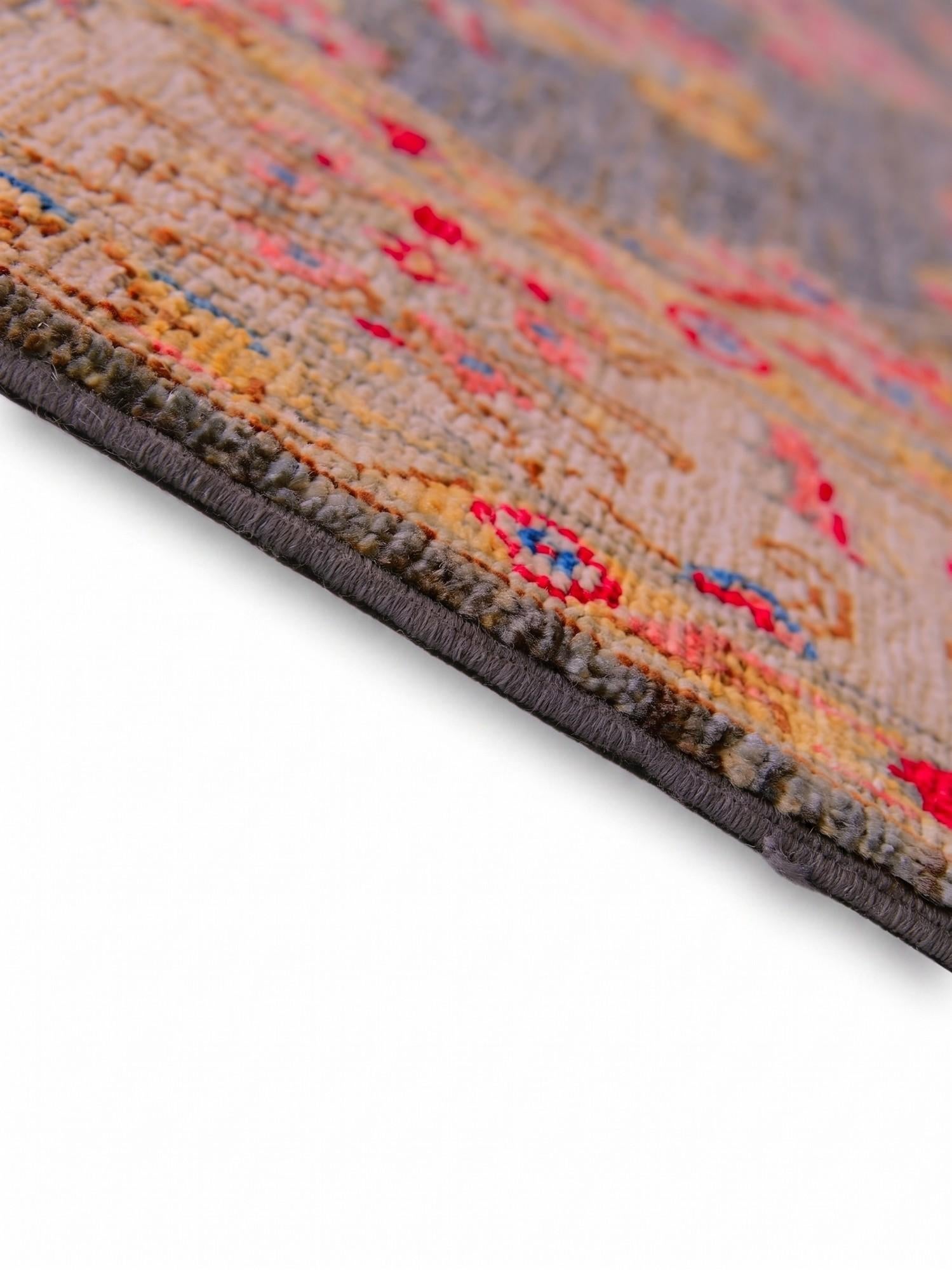 4' x 6' 4 Hand Knotted Pershawar Ziegler Rug