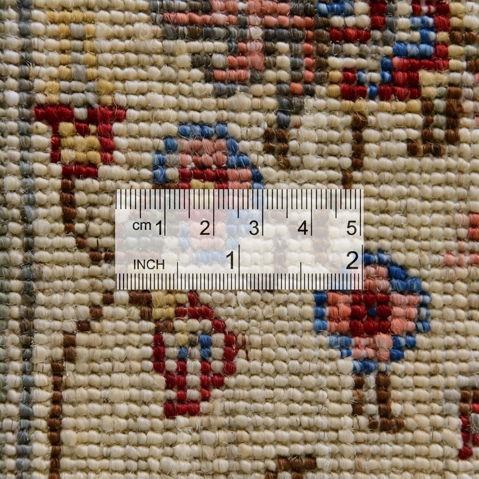 4' x 6' 4 Hand Knotted Pershawar Ziegler Rug