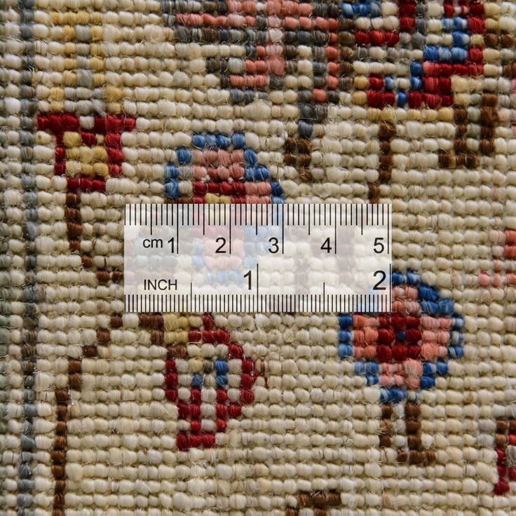 Detail image of 4' x 6' 4 Hand Knotted Pershawar Ziegler Rug