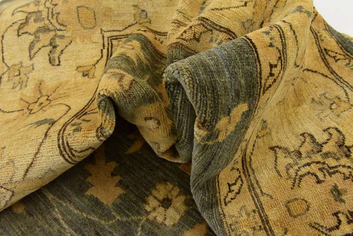 8' x 10' Hand Knotted Peshawar Ziegler Rug