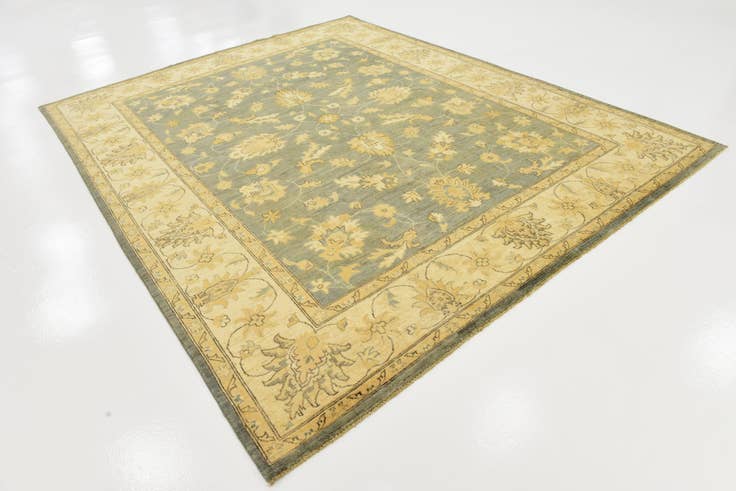 Detail image of 8' x 10' Hand Knotted Peshawar Ziegler Rug