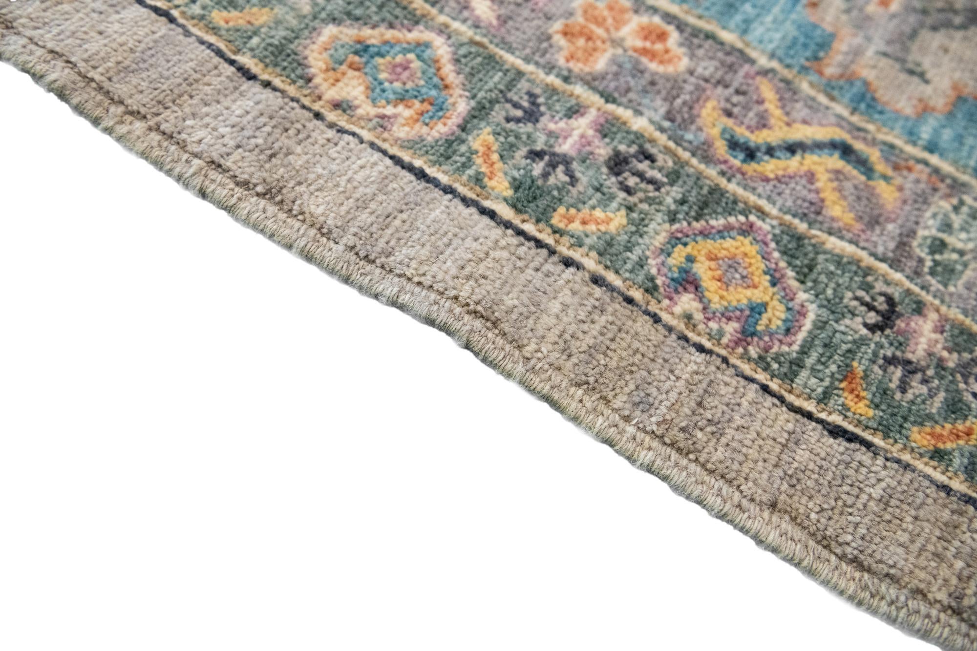 13' 3 x 19' 2 Hand Knotted Peshawar Ziegler Rug