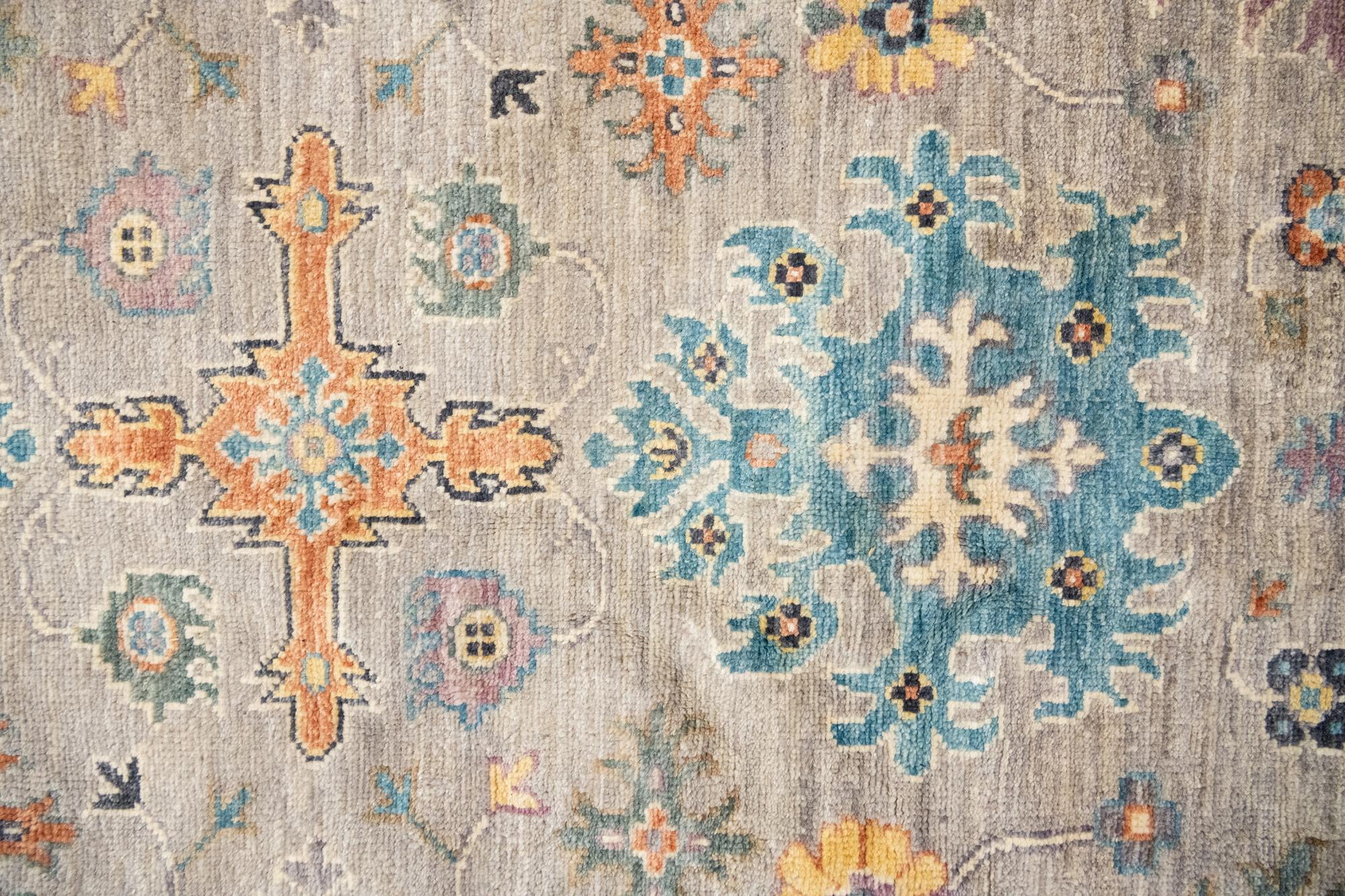 13' 3 x 19' 2 Hand Knotted Peshawar Ziegler Rug