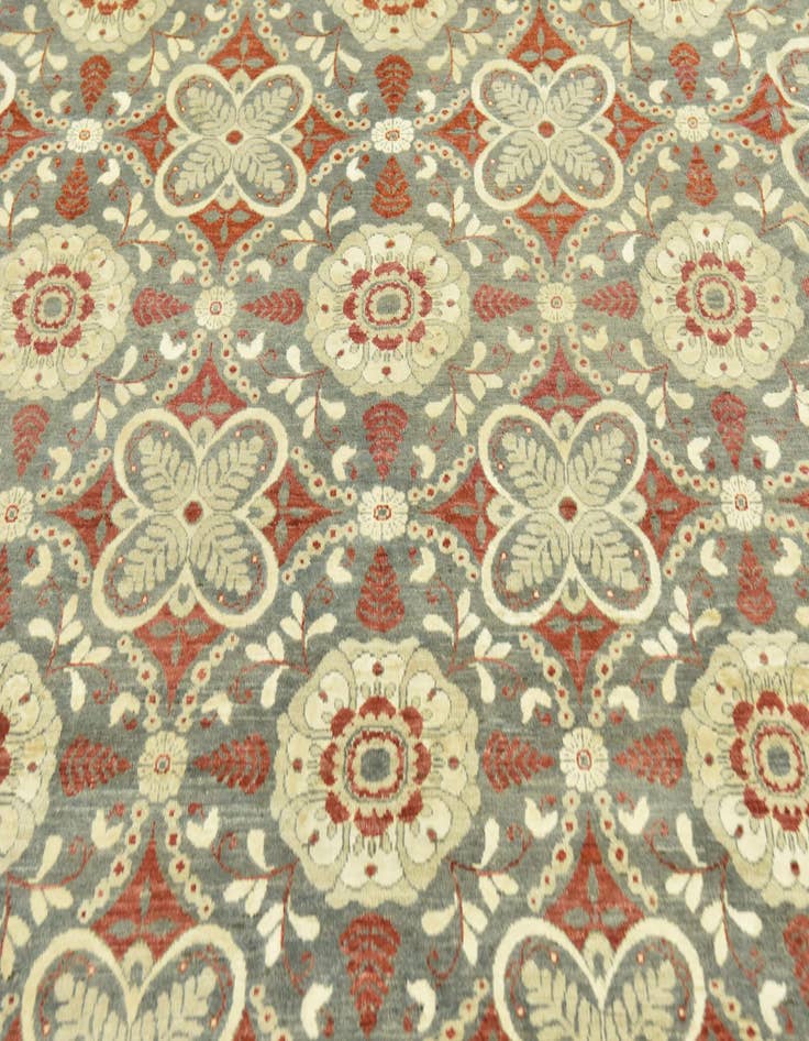 Detail image of 10' x 13' 6  Hand Knotted Peshawar Ziegler Rug