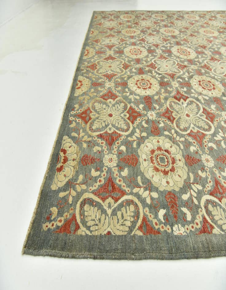 Detail image of 10' x 13' 6  Hand Knotted Peshawar Ziegler Rug