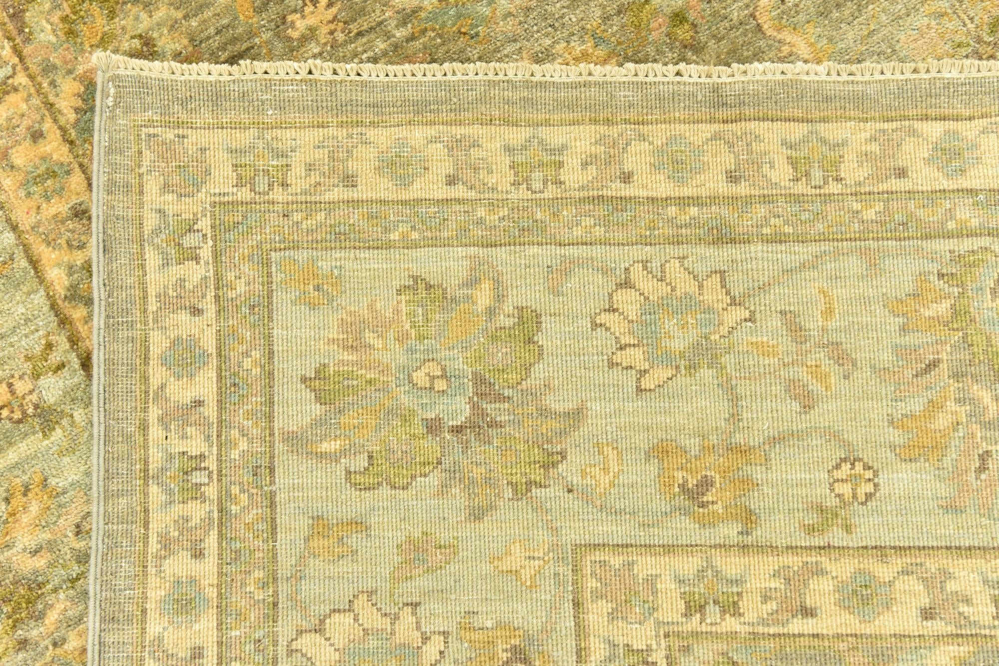 6' 6 x 9' 4 Hand Knotted Peshawar Ziegler Rug