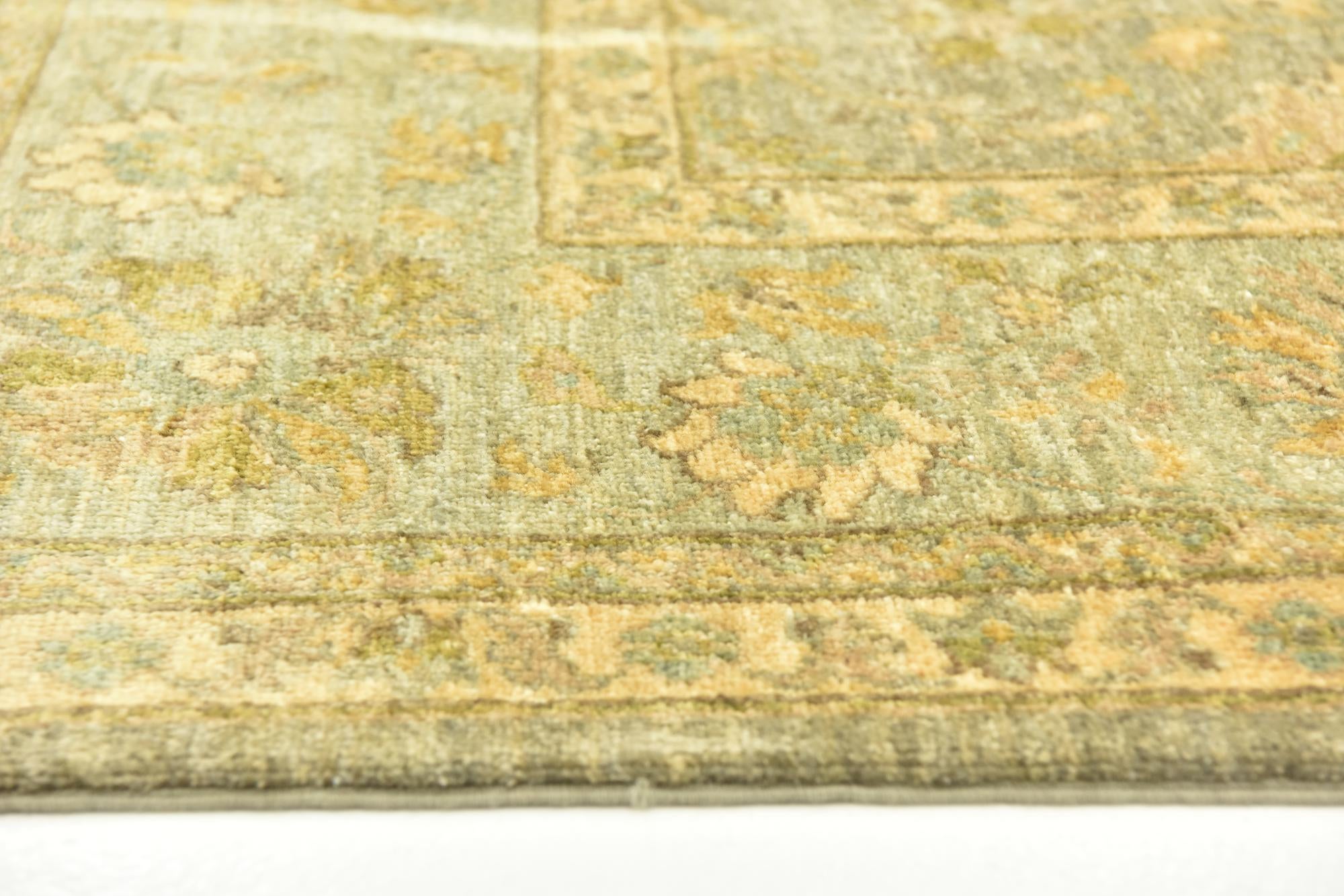 6' 6 x 9' 4 Hand Knotted Peshawar Ziegler Rug