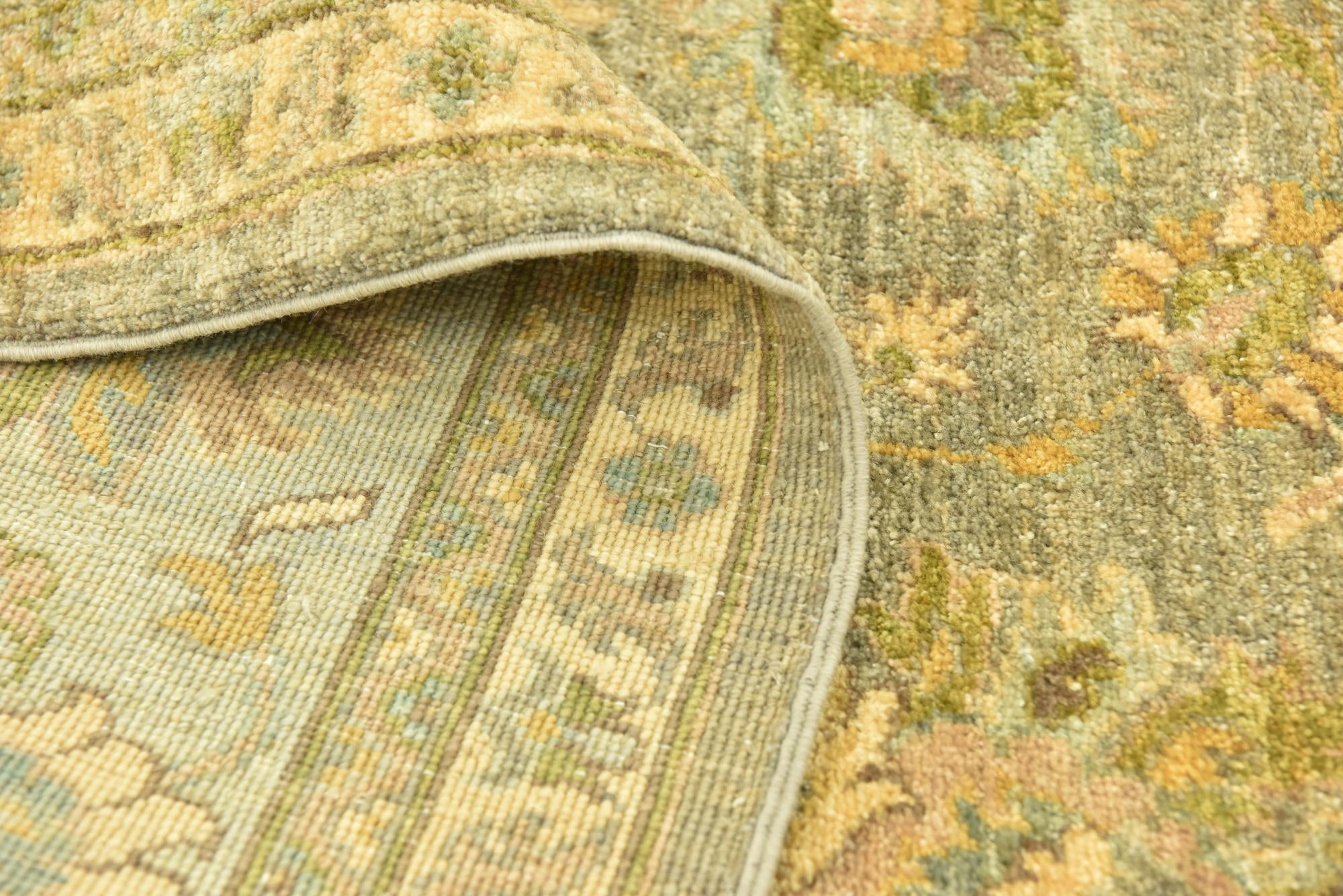 6' 6 x 9' 4 Hand Knotted Peshawar Ziegler Rug