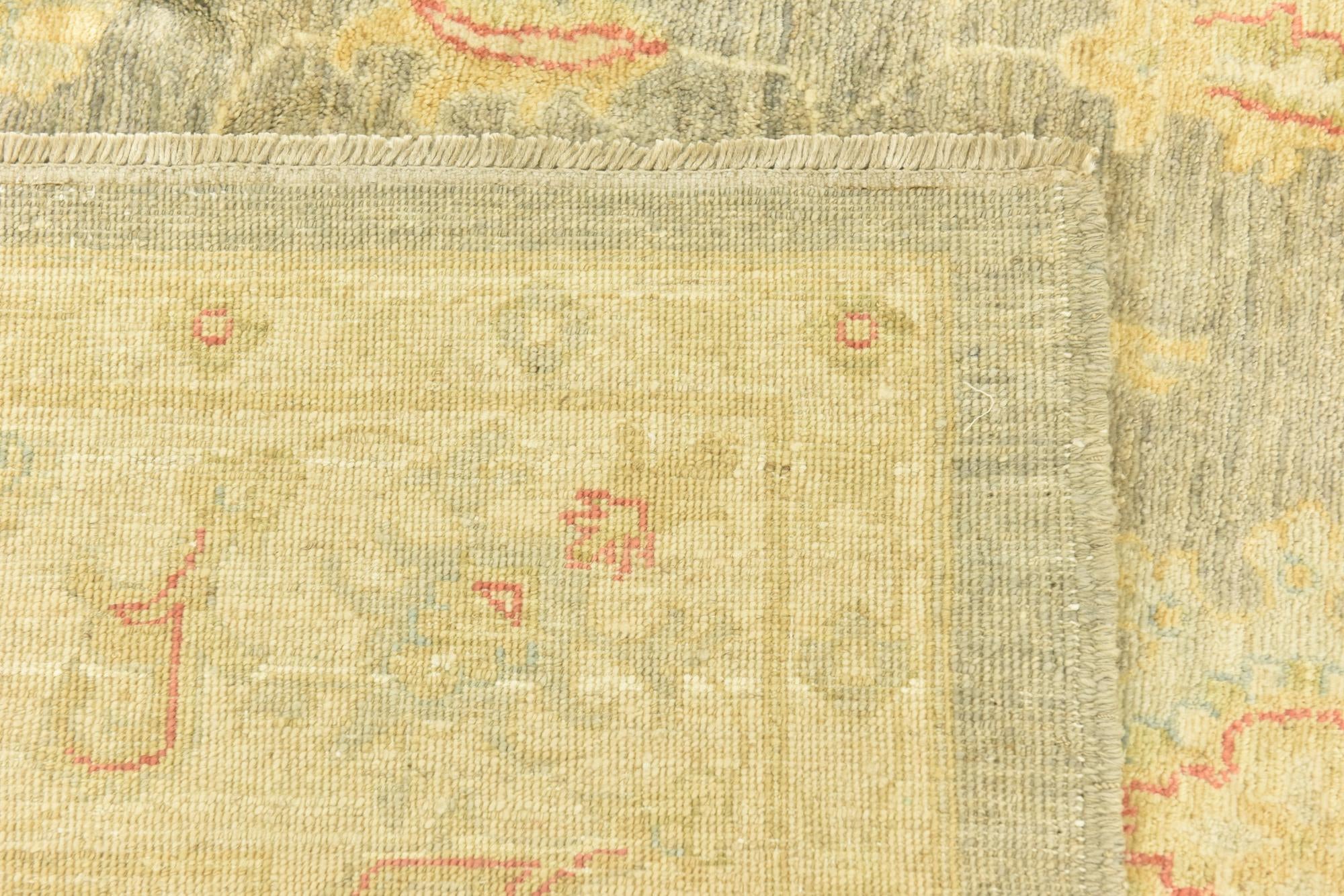 6' 5 x 9' 9 Hand Knotted Peshawar Ziegler Rug
