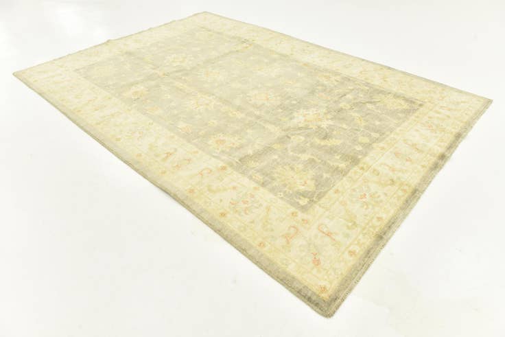 Detail image of 6' 5 x 9' 9 Hand Knotted Peshawar Ziegler Rug