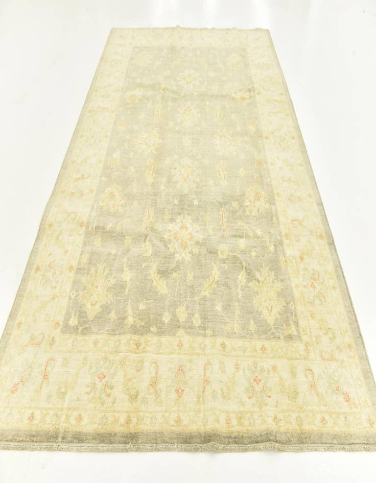 Detail image of 6' 5 x 9' 9 Hand Knotted Peshawar Ziegler Rug