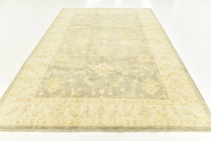 Detail image of 6' 5 x 9' 9 Hand Knotted Peshawar Ziegler Rug