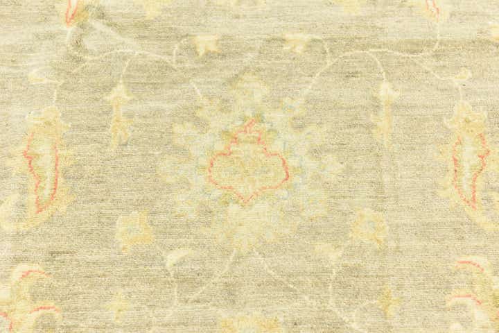6' 5 x 9' 9 Hand Knotted Peshawar Ziegler Rug