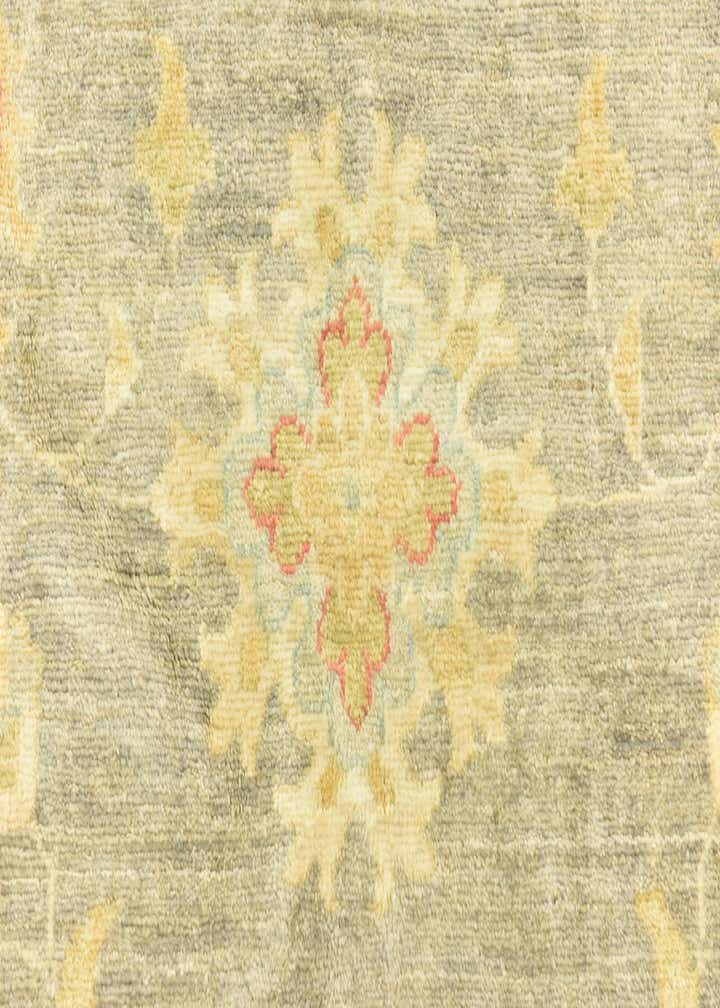 6' 5 x 9' 9 Hand Knotted Peshawar Ziegler Rug