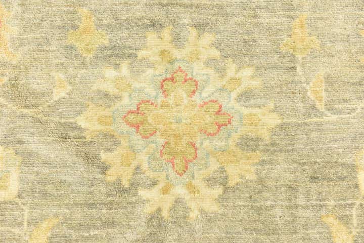 6' 5 x 9' 9 Hand Knotted Peshawar Ziegler Rug