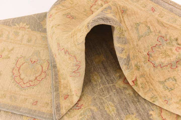 6' 9 x 10' Hand Knotted Peshawar Ziegler Rug