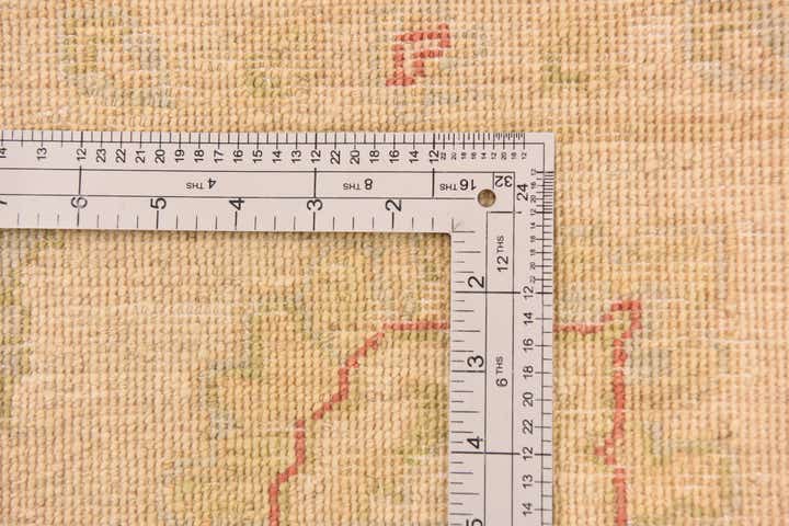 6' 9 x 10' Hand Knotted Peshawar Ziegler Rug