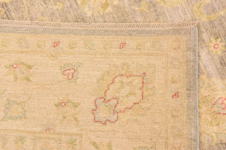 6' 9 x 10' Hand Knotted Peshawar Ziegler Rug