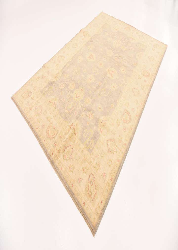 6' 9 x 10' Hand Knotted Peshawar Ziegler Rug
