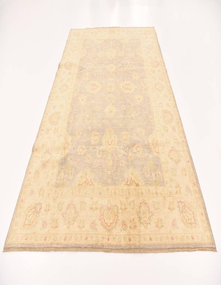 Detail image of 6' 9 x 10'  Hand Knotted Peshawar Ziegler Rug