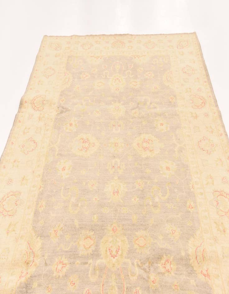 Detail image of 6' 9 x 10'  Hand Knotted Peshawar Ziegler Rug