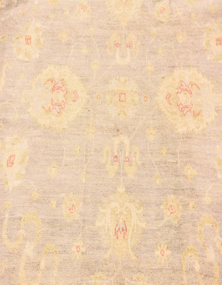 Detail image of 6' 9 x 10'  Hand Knotted Peshawar Ziegler Rug