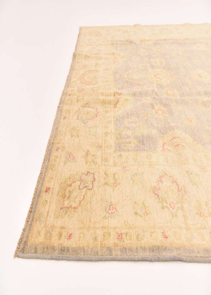 6' 9 x 10' Hand Knotted Peshawar Ziegler Rug