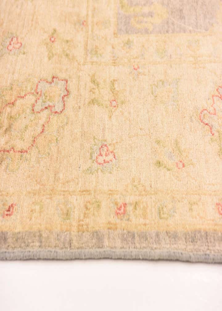 6' 9 x 10' Hand Knotted Peshawar Ziegler Rug