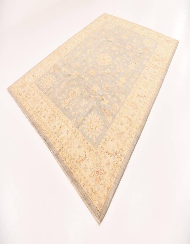 Detail image of 8' 4 x 11' 4 Hand Knotted Peshawar Ziegler Rug