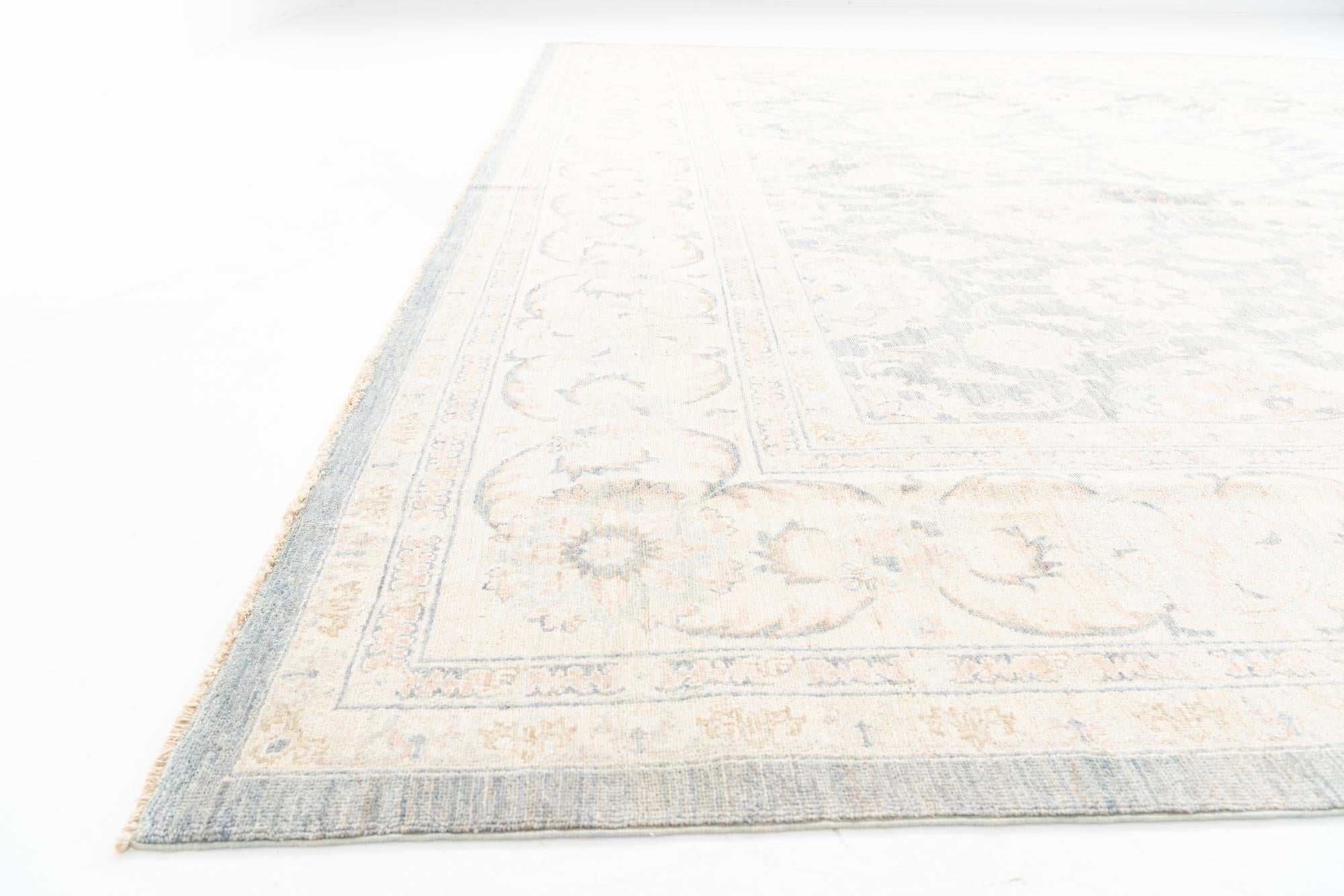 13' 1 x 17' 2 Hand Knotted Peshawar Ziegler Oriental Rug
