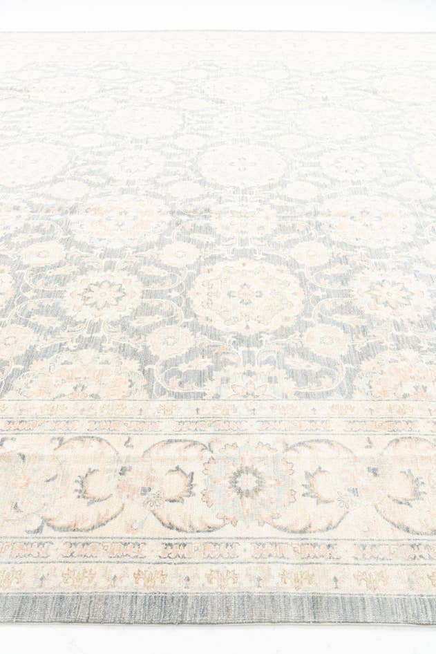 Detail image of 13' 1 x 17' 2 Hand Knotted Peshawar Ziegler Oriental Rug
