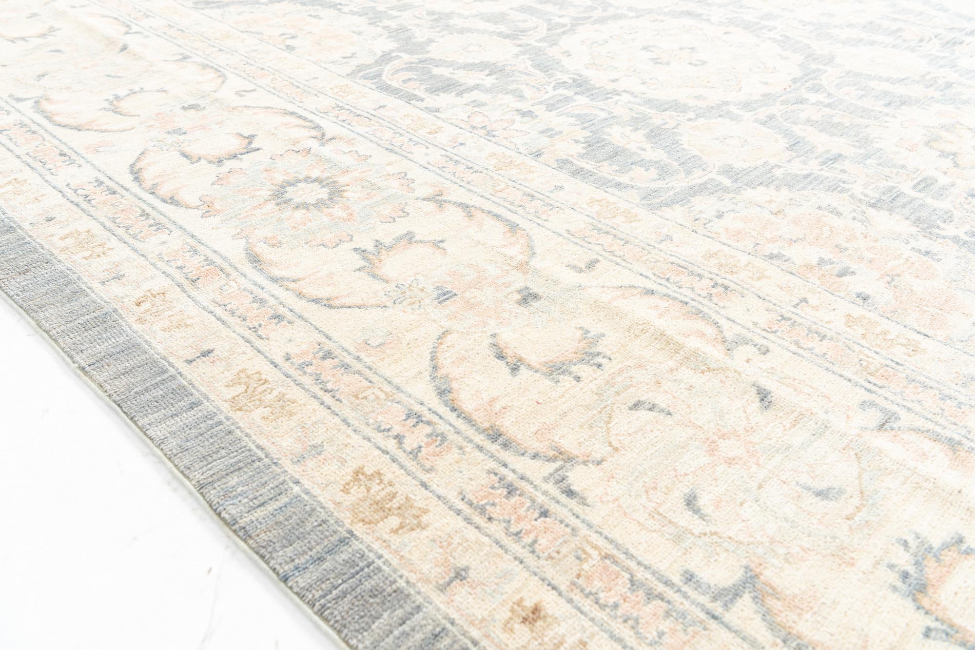 13' 1 x 17' 2 Hand Knotted Peshawar Ziegler Oriental Rug