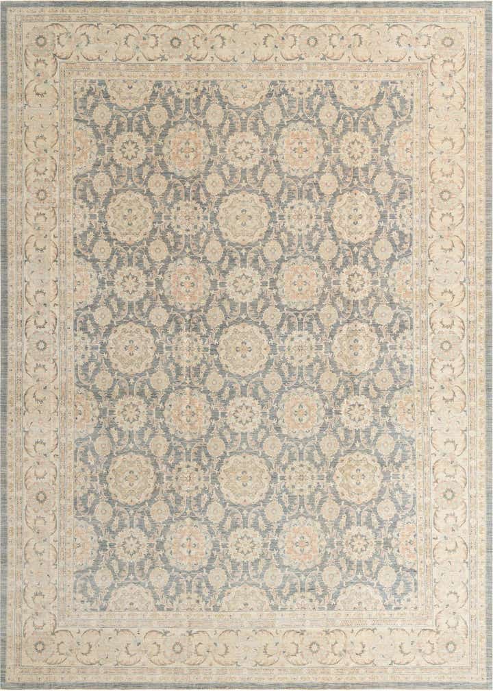 13' 1 x 17' 2 Hand Knotted Peshawar Ziegler Oriental Rug