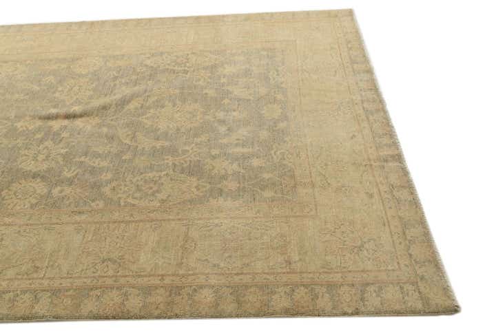 6' x 9' 4 Hand Knotted Peshawar Ziegler Rug