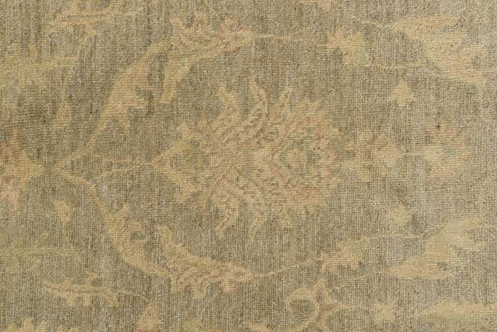 6' x 9' 4 Hand Knotted Peshawar Ziegler Rug