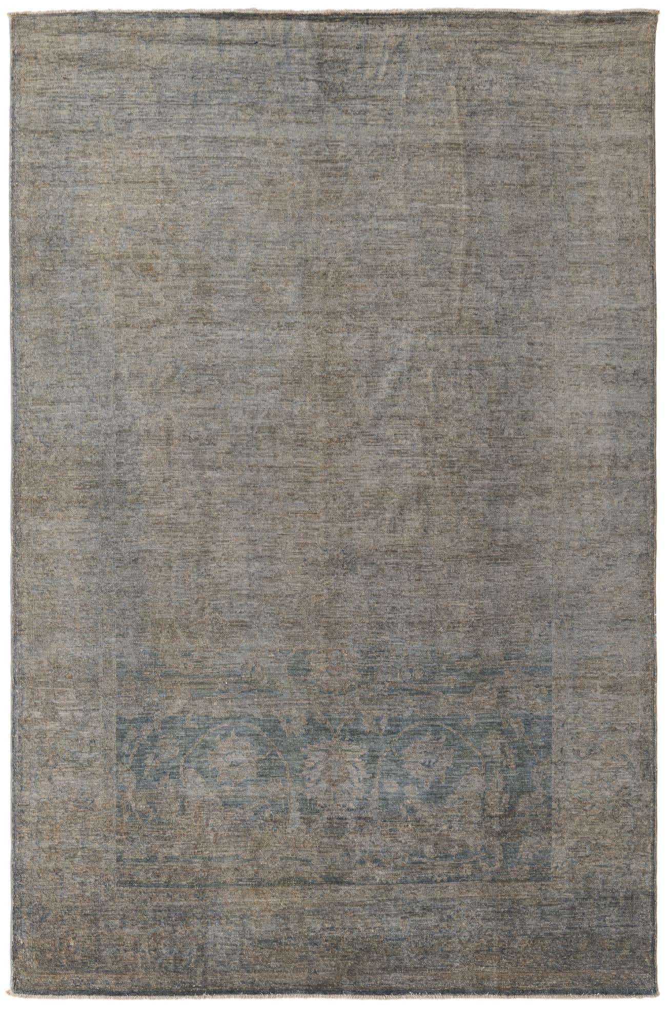 5' 10 x 9' 2 Hand Knotted Peshawar Ziegler Rug