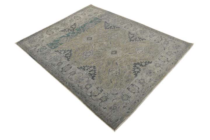 4' 9 x 6' Hand Knotted Peshawar Ziegler Rug