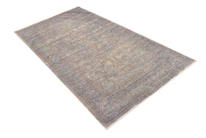 4' 2 x 7' 7 Hand Knotted Peshawar Ziegler Rug