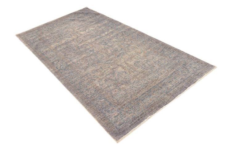 Detail image of 4' 2 x 7' 7 Hand Knotted Peshawar Ziegler Rug