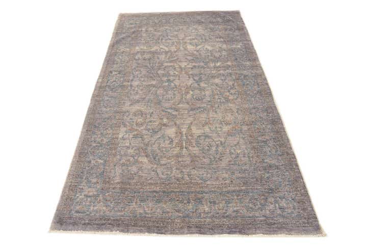 4' 2 x 7' 7 Hand Knotted Peshawar Ziegler Rug