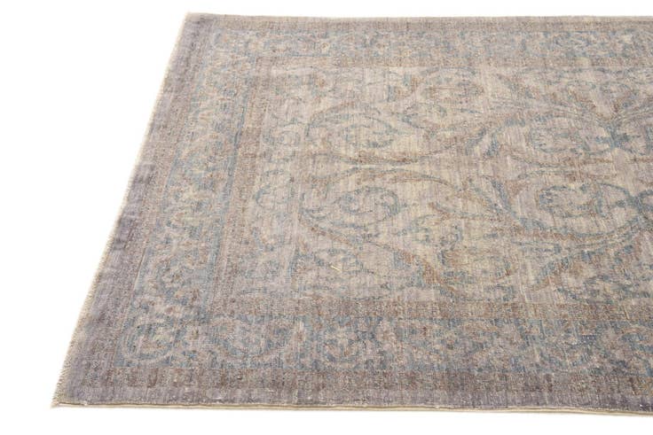Detail image of 4' 2 x 7' 7 Hand Knotted Peshawar Ziegler Rug