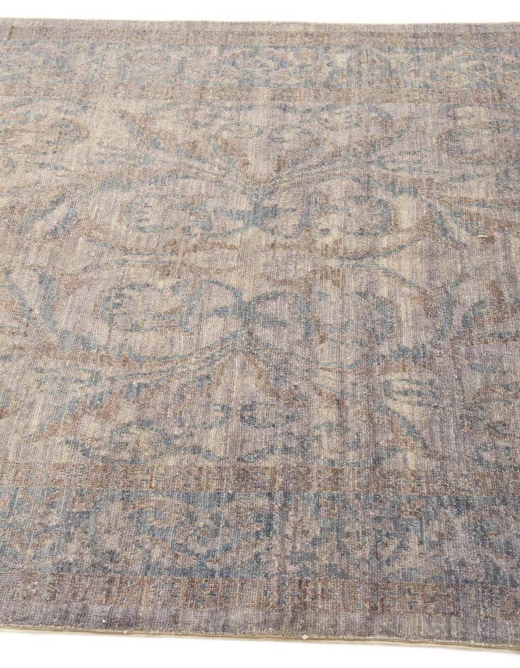 Detail image of 4' 2 x 7' 7 Hand Knotted Peshawar Ziegler Rug